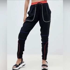 Gigi Hadid / Tommy Hilfiger Black Multi-Colored Track Pants